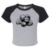 Women's Micro Rib Raglan Baby Tee Thumbnail