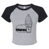 Women's Micro Rib Raglan Baby Tee Thumbnail
