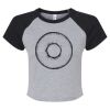 Women's Micro Rib Raglan Baby Tee Thumbnail