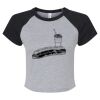 Women's Micro Rib Raglan Baby Tee Thumbnail