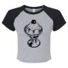 Women's Micro Rib Raglan Baby Tee Thumbnail