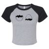Women's Micro Rib Raglan Baby Tee Thumbnail