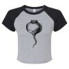 Women's Micro Rib Raglan Baby Tee Thumbnail