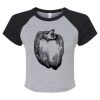 Women's Micro Rib Raglan Baby Tee Thumbnail