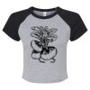 Women's Micro Rib Raglan Baby Tee Thumbnail