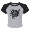 Women's Micro Rib Raglan Baby Tee Thumbnail