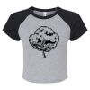 Women's Micro Rib Raglan Baby Tee Thumbnail