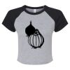Women's Micro Rib Raglan Baby Tee Thumbnail