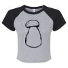 Women's Micro Rib Raglan Baby Tee Thumbnail