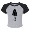 Women's Micro Rib Raglan Baby Tee Thumbnail