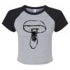 Women's Micro Rib Raglan Baby Tee Thumbnail