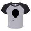 Women's Micro Rib Raglan Baby Tee Thumbnail