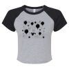 Women's Micro Rib Raglan Baby Tee Thumbnail