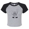 Women's Micro Rib Raglan Baby Tee Thumbnail