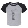 Women's Micro Rib Raglan Baby Tee Thumbnail