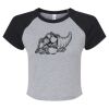Women's Micro Rib Raglan Baby Tee Thumbnail