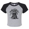Women's Micro Rib Raglan Baby Tee Thumbnail