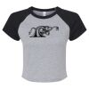 Women's Micro Rib Raglan Baby Tee Thumbnail