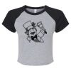 Women's Micro Rib Raglan Baby Tee Thumbnail