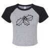 Women's Micro Rib Raglan Baby Tee Thumbnail