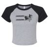 Women's Micro Rib Raglan Baby Tee Thumbnail