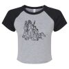 Women's Micro Rib Raglan Baby Tee Thumbnail
