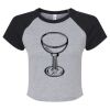 Women's Micro Rib Raglan Baby Tee Thumbnail