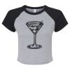 Women's Micro Rib Raglan Baby Tee Thumbnail