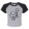 Women's Micro Rib Raglan Baby Tee Thumbnail