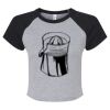 Women's Micro Rib Raglan Baby Tee Thumbnail