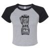 Women's Micro Rib Raglan Baby Tee Thumbnail