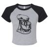 Women's Micro Rib Raglan Baby Tee Thumbnail