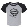 Women's Micro Rib Raglan Baby Tee Thumbnail