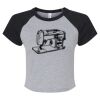 Women's Micro Rib Raglan Baby Tee Thumbnail