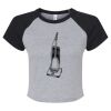 Women's Micro Rib Raglan Baby Tee Thumbnail