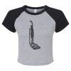 Women's Micro Rib Raglan Baby Tee Thumbnail