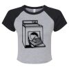 Women's Micro Rib Raglan Baby Tee Thumbnail