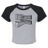Women's Micro Rib Raglan Baby Tee Thumbnail