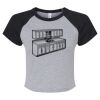 Women's Micro Rib Raglan Baby Tee Thumbnail