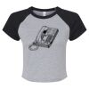 Women's Micro Rib Raglan Baby Tee Thumbnail