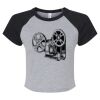 Women's Micro Rib Raglan Baby Tee Thumbnail