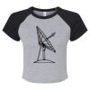 Women's Micro Rib Raglan Baby Tee Thumbnail