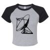 Women's Micro Rib Raglan Baby Tee Thumbnail