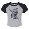 Women's Micro Rib Raglan Baby Tee Thumbnail