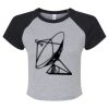 Women's Micro Rib Raglan Baby Tee Thumbnail