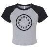 Women's Micro Rib Raglan Baby Tee Thumbnail