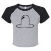 Women's Micro Rib Raglan Baby Tee Thumbnail