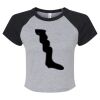 Women's Micro Rib Raglan Baby Tee Thumbnail