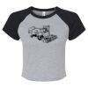 Women's Micro Rib Raglan Baby Tee Thumbnail