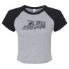 Women's Micro Rib Raglan Baby Tee Thumbnail